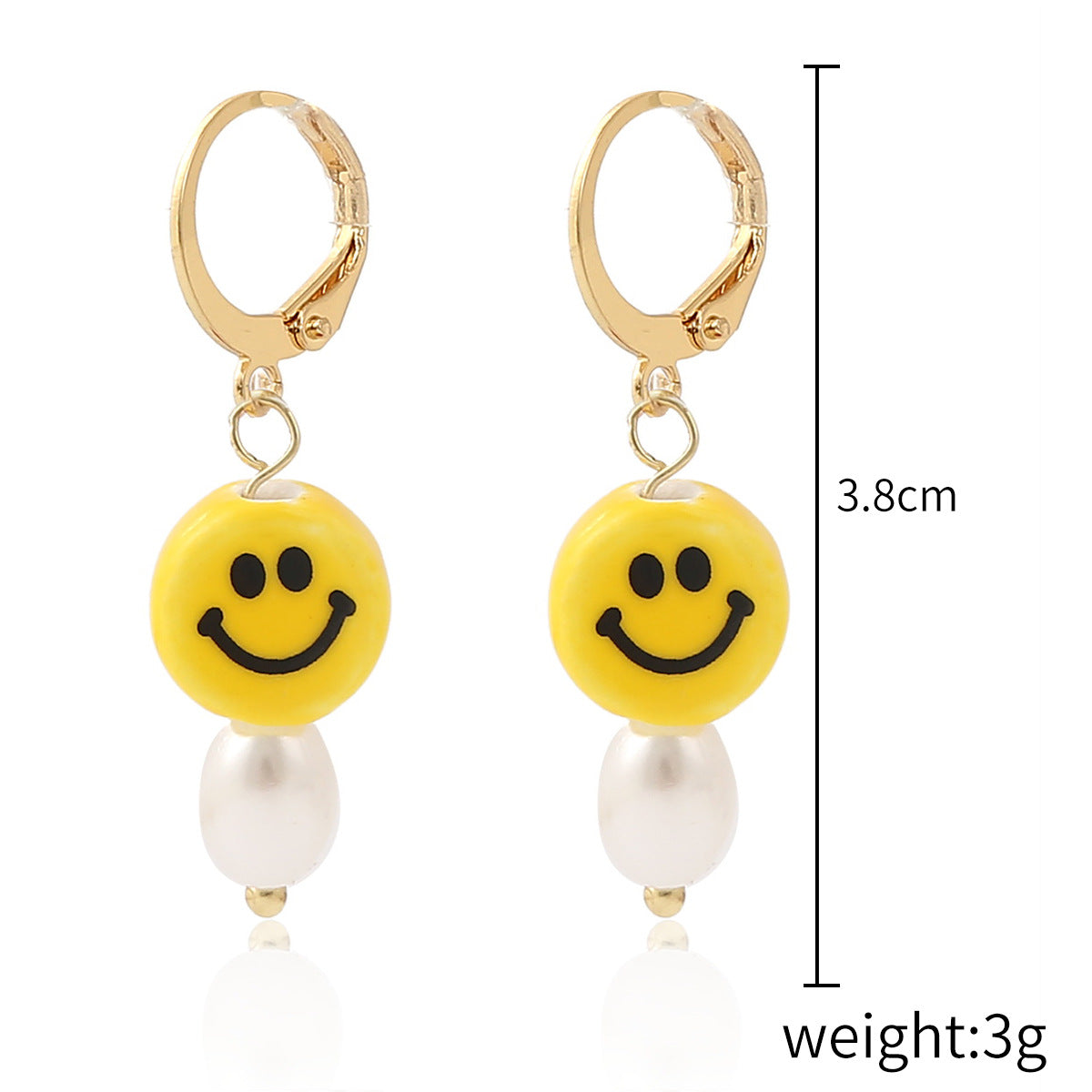 Wholesale Simple Pearl Smiley Bee Butterfly Set Mushroom Earrings